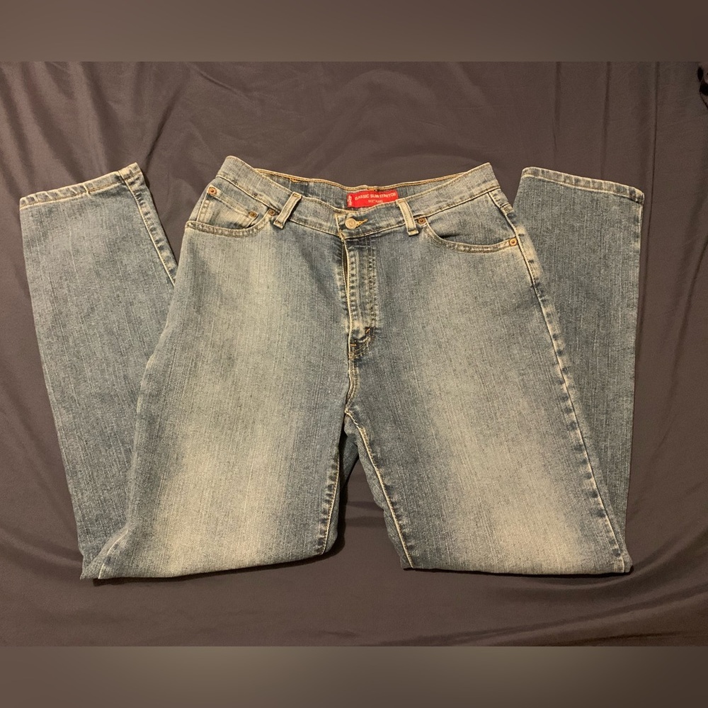 Levi’s 512 Classic Slim Stretch Blue Jeans Size 12 M Denim 12M